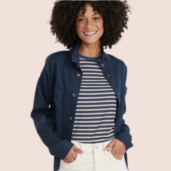 Marine Layer Jackets & Blazers - NWT Marine Layer Oslo Lightweight Jacket Navy M